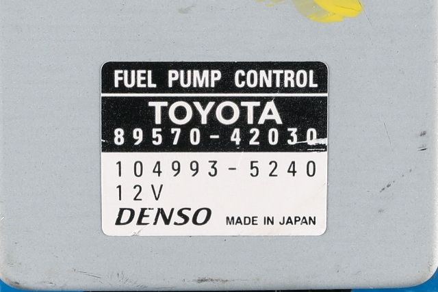 Styreenhet drivstoffpumpe til Toyota RAV4 2016-2019 (Type IV, Fase 2) (DENSO|104993-5240|89570-42030|)