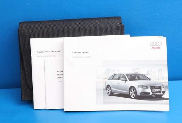 Instruksjonsbok til Audi A4, 2007-2014 (Type IV) (B8) (B8) 
