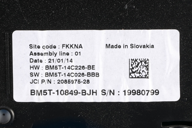 Instrumentpanel til Ford Focus 2011-2014 (Type III, Fase 1) (FORD|BM5T-10849-BJH|)