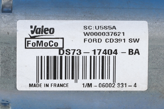 Viskermotor bakrute til Ford Mondeo 2014-2019 (Type V, Fase 1) (FORD|DS73-17404-BA|)