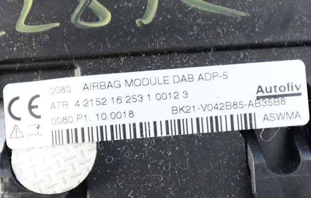 Airbag rattpute til Ford Transit 2014-->>  (FORD|BK21-V042B85-AB|)