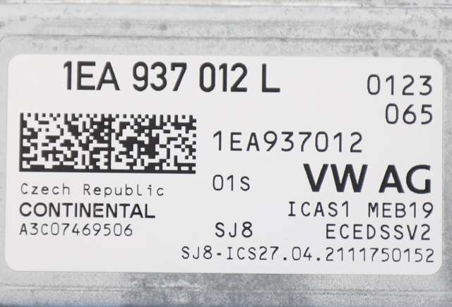 Styreenhet diverse til Audi Q4 e-tron 2021-->> (VAG|1EA 937 012 L|)