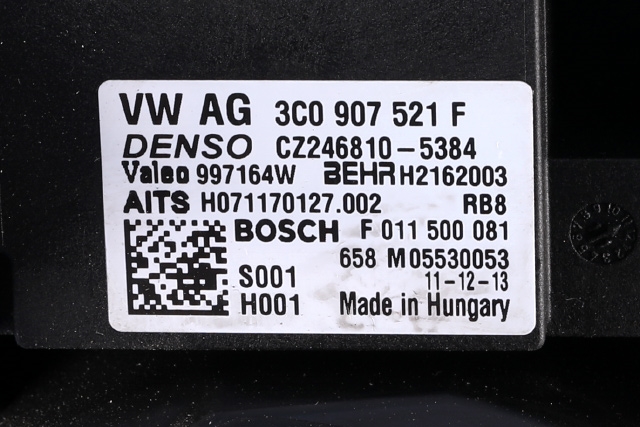 Varmeapparat motor til VW Touran 2010-2015 (Type I, Fase 3) (VAG|1K1 820 015 J|)