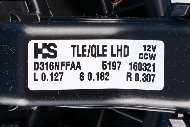 Varmeapparat motor til Kia Sportage 2016-2021 (Type IV)
