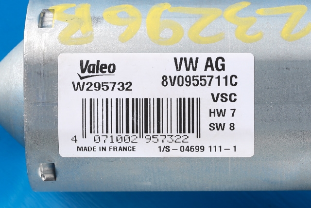 Viskermotor bakrute til Audi Q4 e-tron 2021-->>  (VAG|8V0 955 711 C|)