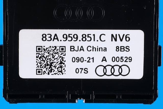 Bryter ruteheis førerdørspanel til Audi Q4 e-tron 2021-->>  (VAG|83A 959 851 C|)