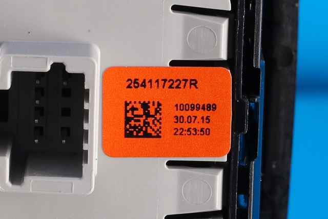 Bryter ruteheis førerdørspanel til Smart Forfour 2015-->> (Type II) (W453) (W453) (RENAULT|2541 17227R|)