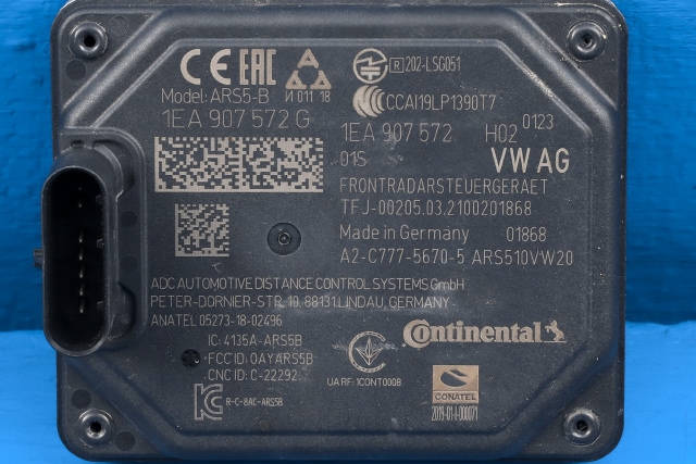 Sensor radar til VW ID.4 2020-->> (VAG|1EA 907 572 G|)