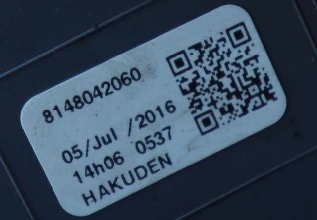 Baklykt fra støtfanger høyre til Toyota RAV4 2016-2019 (Type IV, Fase 2)  (TOYOTA|81480-42060|)