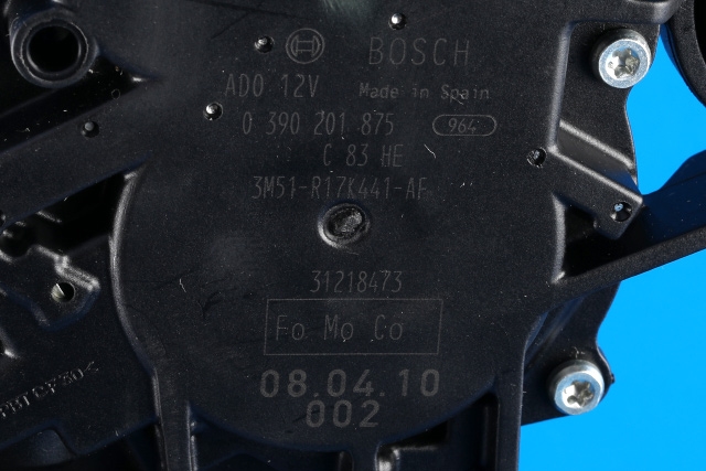Viskermotor bakrute til Volvo V50 2007-2012 (Fase 2)  (BOSCH|0 390 201 875|31218473. FORD NR|)