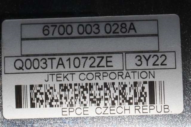 Rattaksel elektrisk servo til Renault Captur 2013-2020 (Type I) (JEKT|Q003TA1072ZE|6700 003028|)