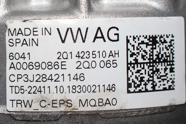 Rattaksel elektrisk servo til VW Polo 2017-2021 (Type VI, Fase 1) (VAG|2Q1 423 510 AH|)