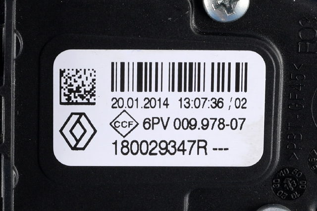 Pedal gass til Renault Captur 2013-2020 (Type I)  (HELLA|6PV 009 978-07|1800 29347R|)