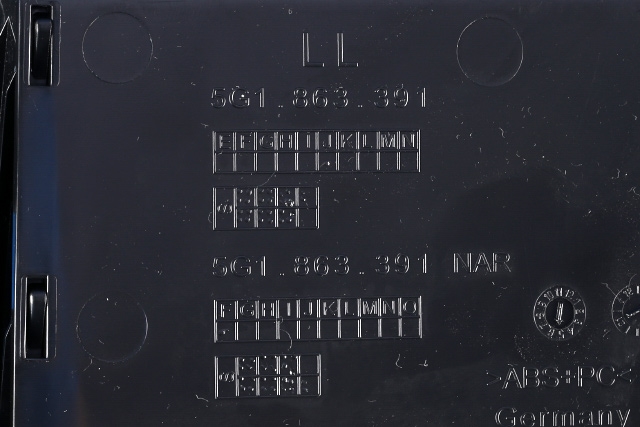 Dashbord myntrom til VW e-Golf 2014-2017 (Fase 1)  (VAG|5G1 863 391|)