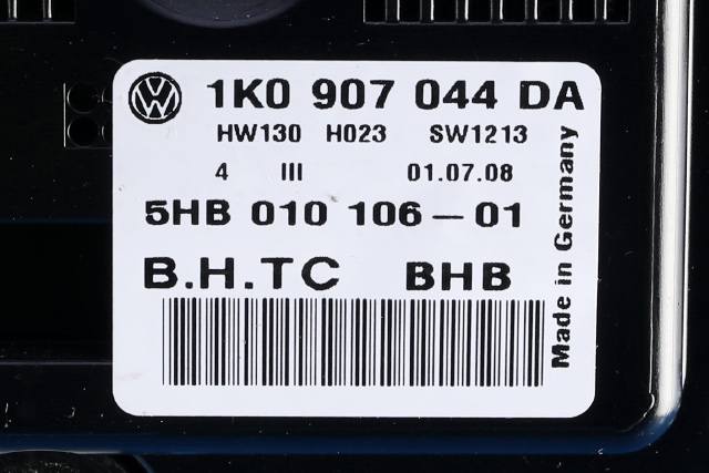 Varmeapparat betjening til VW Tiguan 2007-2011 (Type I, Fase 1) (HELLA|5HB 010 106-01|1K0 907 044 DA|)