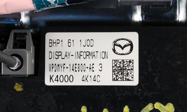 Bilstereo navigasjon til Mazda 3 2013-2016 (Type III, Fase 1) (MAZDA|BPN2-66-9C0C|)