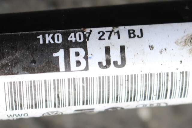 Drivaksel venstre foran, diesel/manuell til Škoda Octavia 2009-2013 (Type II, Fase 2)  (VAG|1K0 407 271 BJ|)