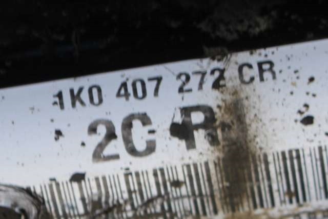 Drivaksel høyre foran, diesel/manuell til Škoda Octavia 2009-2013 (Type II, Fase 2)  (VAG|1K0 407 272 CR|)