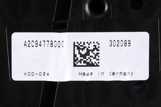 Instrumentpanel til VW e-Golf 2014-2017 (Fase 1)  (VDO|A2C94778000|5GE 920 755 A|)