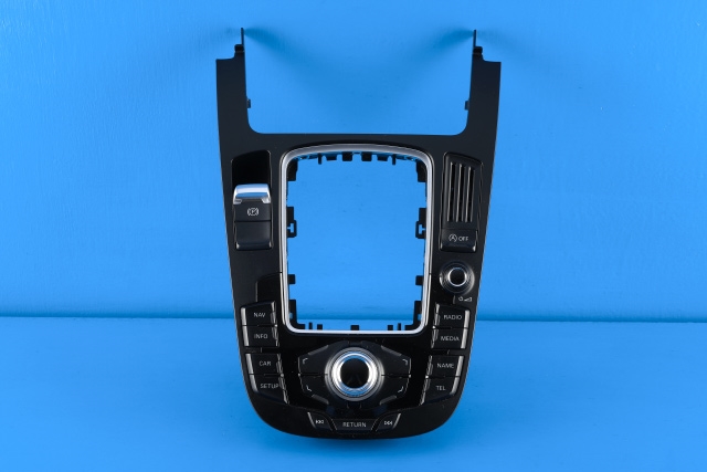 Bilstereo navigasjon betjeningspanel til Audi A4, Allroad, 2009-2016 (Type I) (B8) (B8) (VAG|8T0 919 609 WFX)