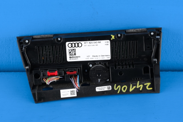 Varmeapparat betjening til Audi A4, Allroad 2009-2016 (Type I) (B8) (B8) (CONTINENT|A2C53345976|8T1 820 043 AK|)