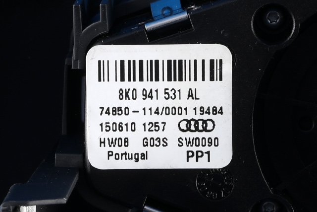 Bryter lys til Audi A4, Allroad 2009-2016 (Type I) (B8) (B8) (VAG|8K0 941 531 AL|)