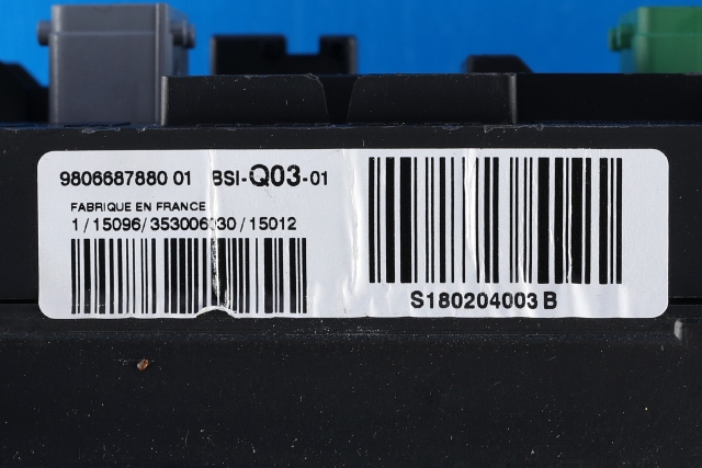 Sikringsboks til Peugeot 308 2013-2021 (Type II)  (PEUGEOT|98 066878 80-01|)