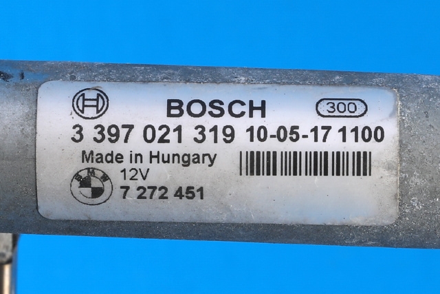 Viskermotor frontrute komplett m/overføring til BMW 5-Serie 2010-2017 (F10/F11) (F10/F11) (BMW|7 272 451|)
