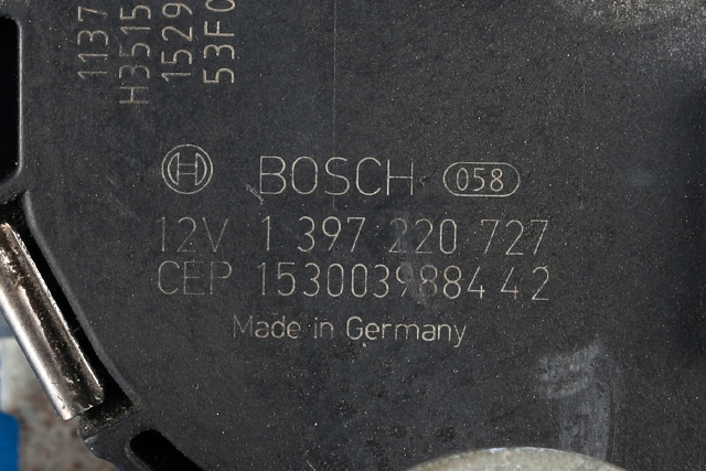 Viskermotor frontrute komplett m/overføring til VW Caddy 2015-2020 (Type III, Fase 3)  (VAG|2K1 955 023 H|)