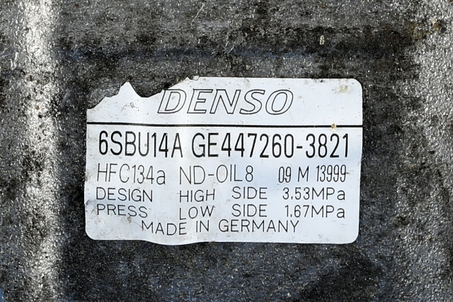 Aircondition kompressor til BMW 3-Serie 2005-2011 (E90/E91/E92/E93) (E90/E91/E92/E93) (DENSO|447260-3821|)