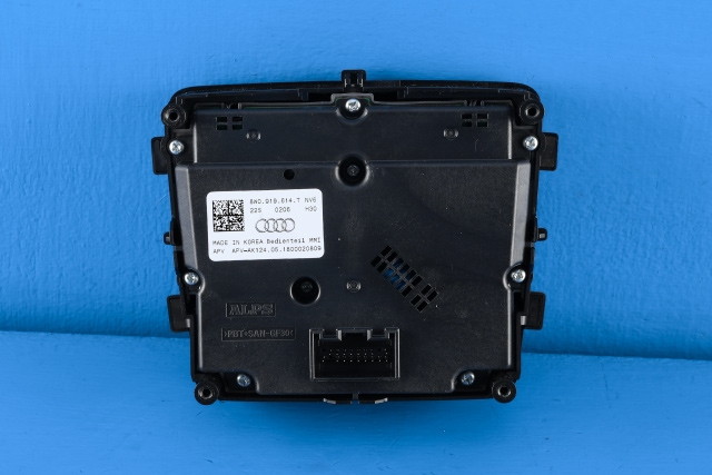 Bilstereo navigasjon betjeningspanel til Audi RS4 2018-->>  (VAG|8W0 919 614 T|)