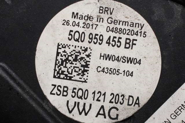 Kjølevifte til Audi Q2 2016-->> (VAG|5Q0 959 455 BF|)