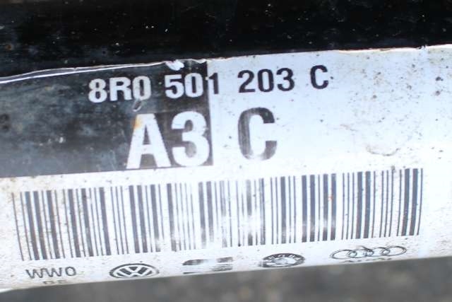 Drivaksel venstre bak, diesel/automat til Audi A7 2010-2014 (Type I, Fase 1)  (VAG|8R0 501 203 C|)