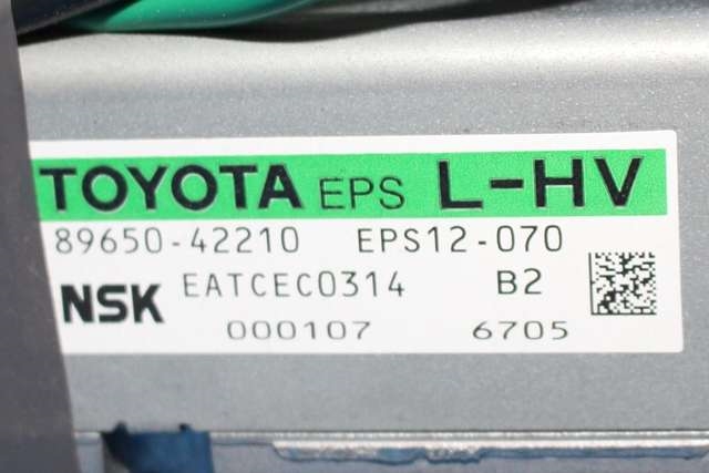 Rattaksel elektrisk servo til Toyota RAV4 2016-2019 (Type IV, Fase 2)  (TOYOTA|89650-42210|)