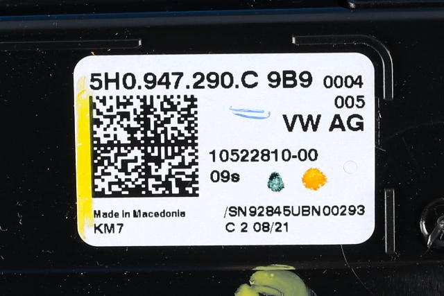 Taklyspanel til VW ID.4 2020-->>  (VAG|5H0 947 290 C|)