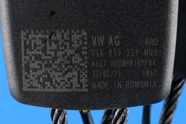 Sikkerhetsbeltelås baksete til VW ID.4 2020-->> (VAG|11A 857 739|)