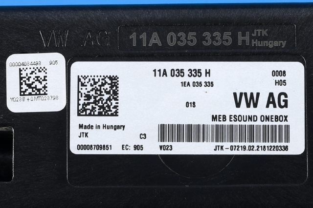Styreenhet diverse til VW ID.4 2020-->> (VAG|11A 035 335 H|)