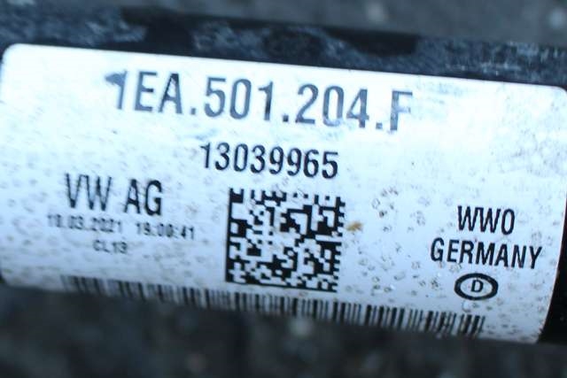 Drivaksel høyre bak, elbil til VW ID.4 2020-->>  (VAG|1EA 501 204 F|)