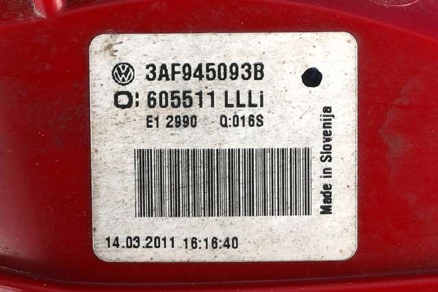 Baklykt venstre indre til VW Passat 2011-2015 (B7) (B7) (VAG|3AF 945 093 B|)