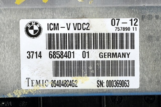 Styreenhet diverse til BMW 5-Serie 2010-2017 (F10/F11) (F10/F11) (BMW|37.14-6 858 401|)