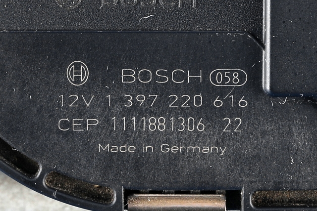 Viskermotor frontrute komplett m/overføring til Audi A7 2010-2014 (Type I, Fase 1) (VAG|4G1 955 023 A|)