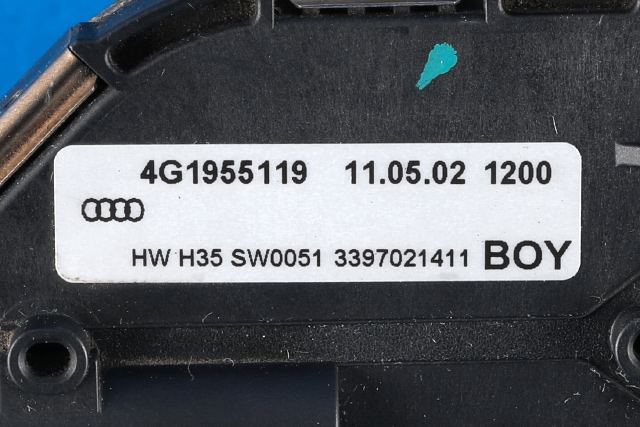 Viskermotor frontrute komplett m/overføring til Audi A7 2010-2014 (Type I, Fase 1) (VAG|4G1 955 023 A|)