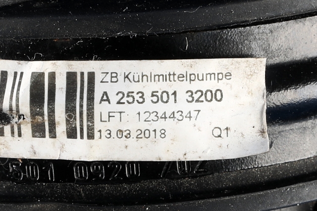 Sirkulasjonspumpe til Mercedes GLC 2015-2022 (X253) (X253) (MERCEDES|A 253 501 32 00|)