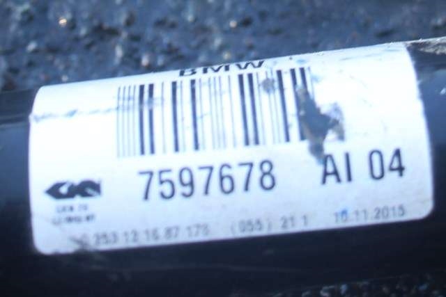Drivaksel høyre bak, bensin/automat til BMW 1-Serie 2011-2015 (Fase 1) (F20/F21) (F20/F21) (BMW|7 597 678|)