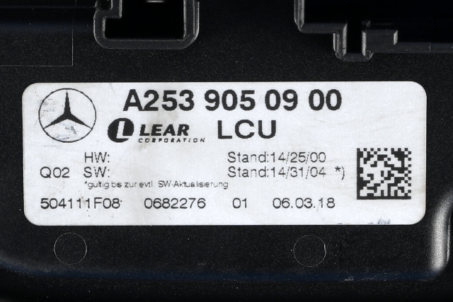 Styreenhet LED til Mercedes GLC 2015-2022 (X253) (X253) (MERCEDES|A 253 905 09 00|)