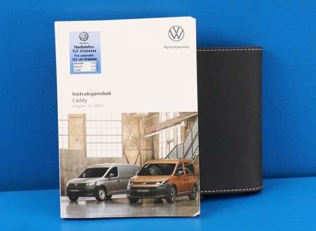 Instruksjonsbok til VW Caddy, 2020-->> (Type IV)  