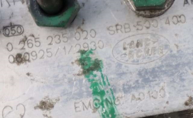 ABS sentral til Land Rover Discovery 2005-2009 (Type III)  (BOSCH|0 265 235 020|SRB500400|)