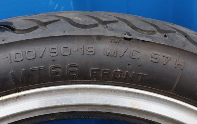 MC, Framhjul til MC Honda VT700C, Shadow 1984-1987  (100 X 90 R 19"|)