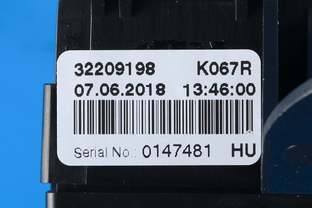 Sikringsboks til Volvo XC60 2017-->> (Type II)  (VOLVO|32209198|)