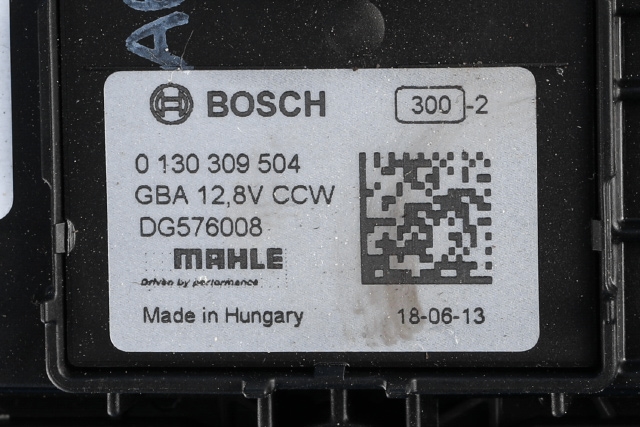 Varmeapparat motor til Volvo XC60 2017-->> (Type II)  (BOSCH|0 130 309 504|F 011 500 123|)